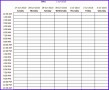 6  Weekly Calendar Excel Template