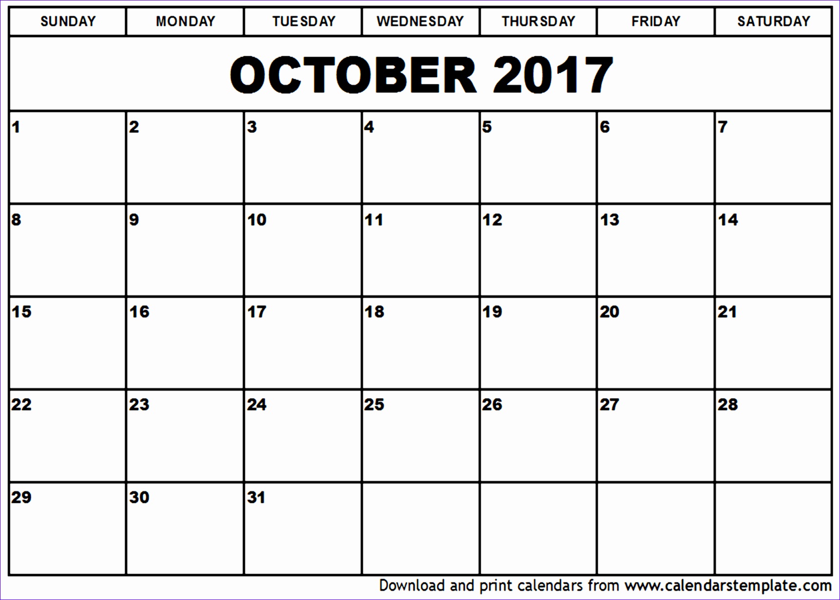 october 2017 calendar cute 946