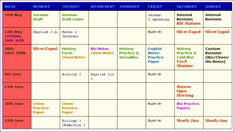 workout calendar template 801452