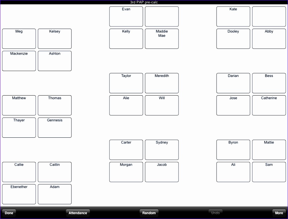 10 Seating Chart Excel Template Excel Templates