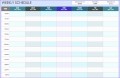 6 Shift Schedule Excel Template