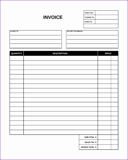indesign invoice template 532662