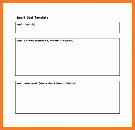 7 smart objectives template excel 556534