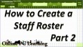 6  Staff Rota Excel Template