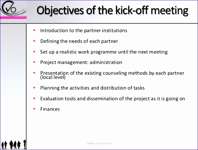 objectives of the kickoff meeting 662502