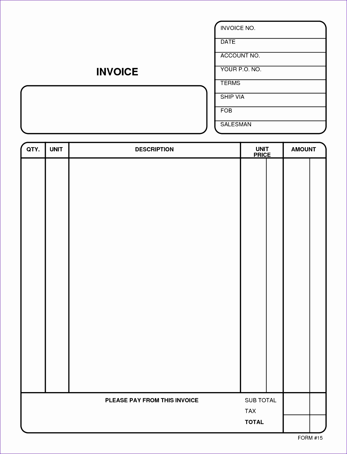generic invoice template free 2015 11601518