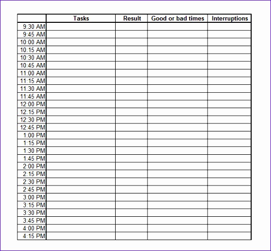 time sheet template