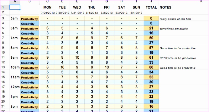 11 Timesheet Spreadsheet Template Excel Excel Templates