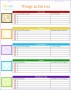 12 to Do List Excel Template
