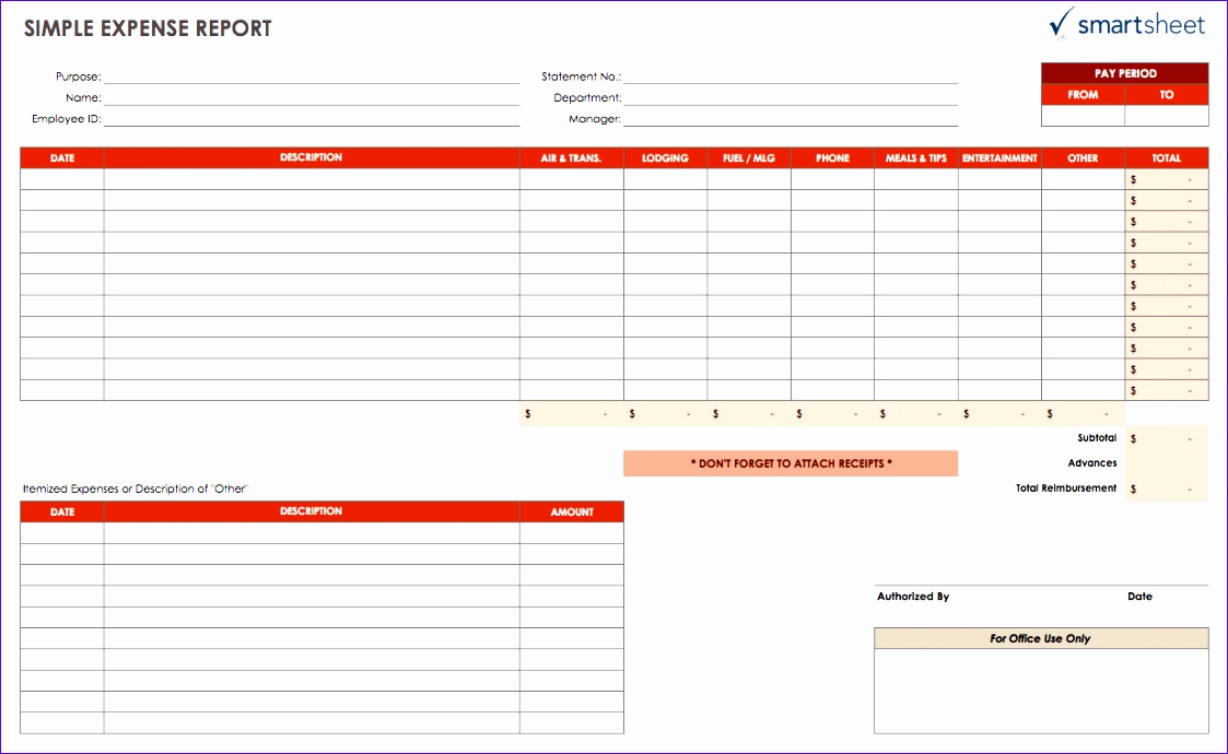 excel template expense report 597 1123690