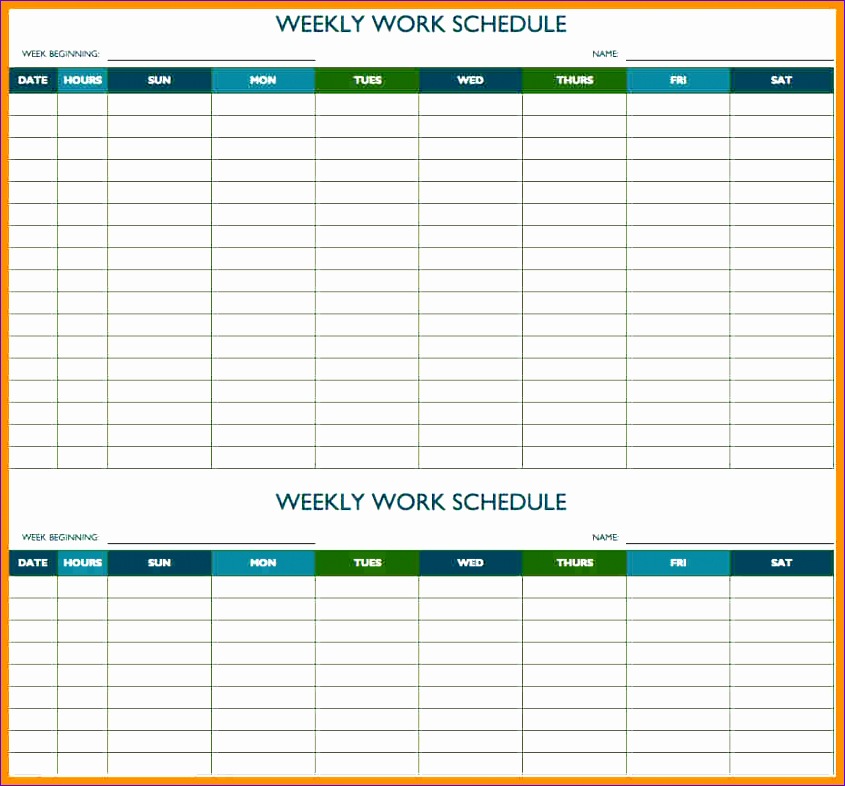 10 meeting schedule template excel