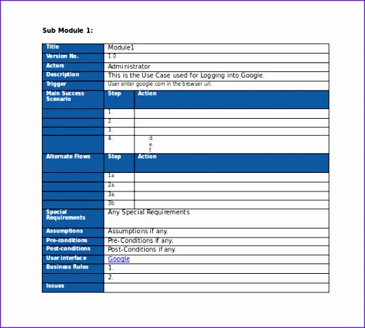 business case template word