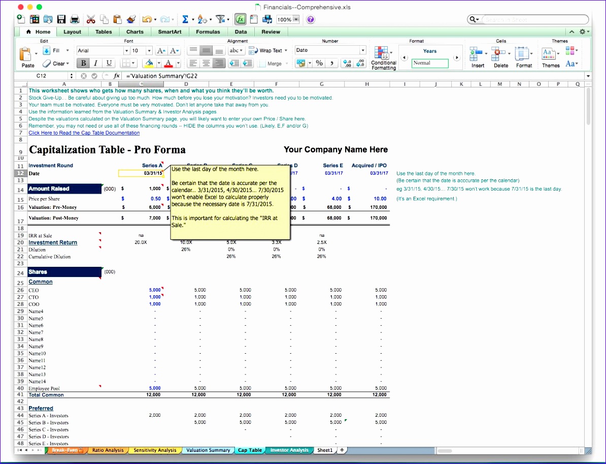 business plan software template excel financial projection model 1194913
