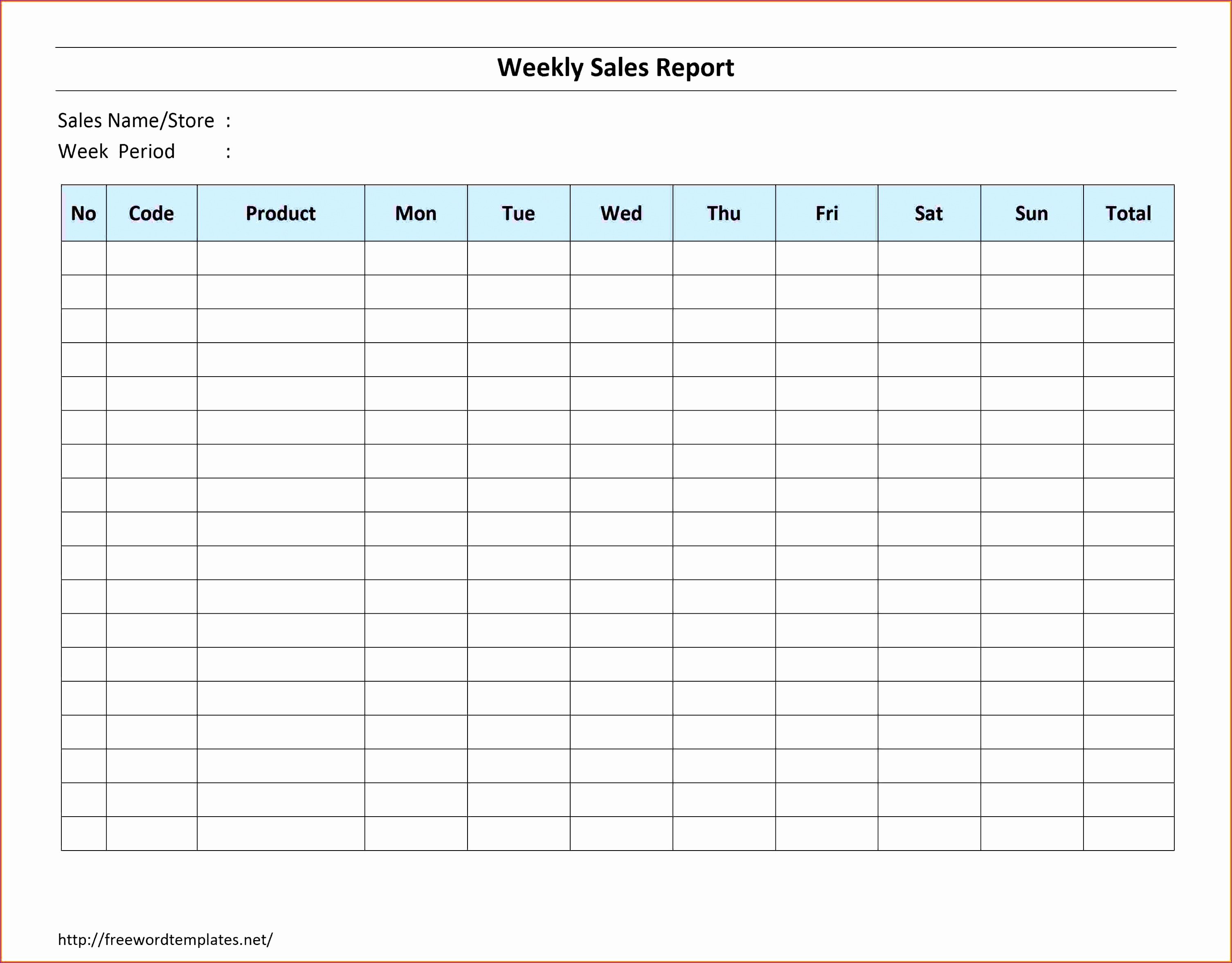 8 daily sales report template 30122355