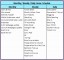 14 Week Schedule Template Excel
