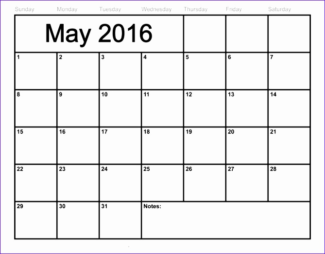 blank calendar to print 669522