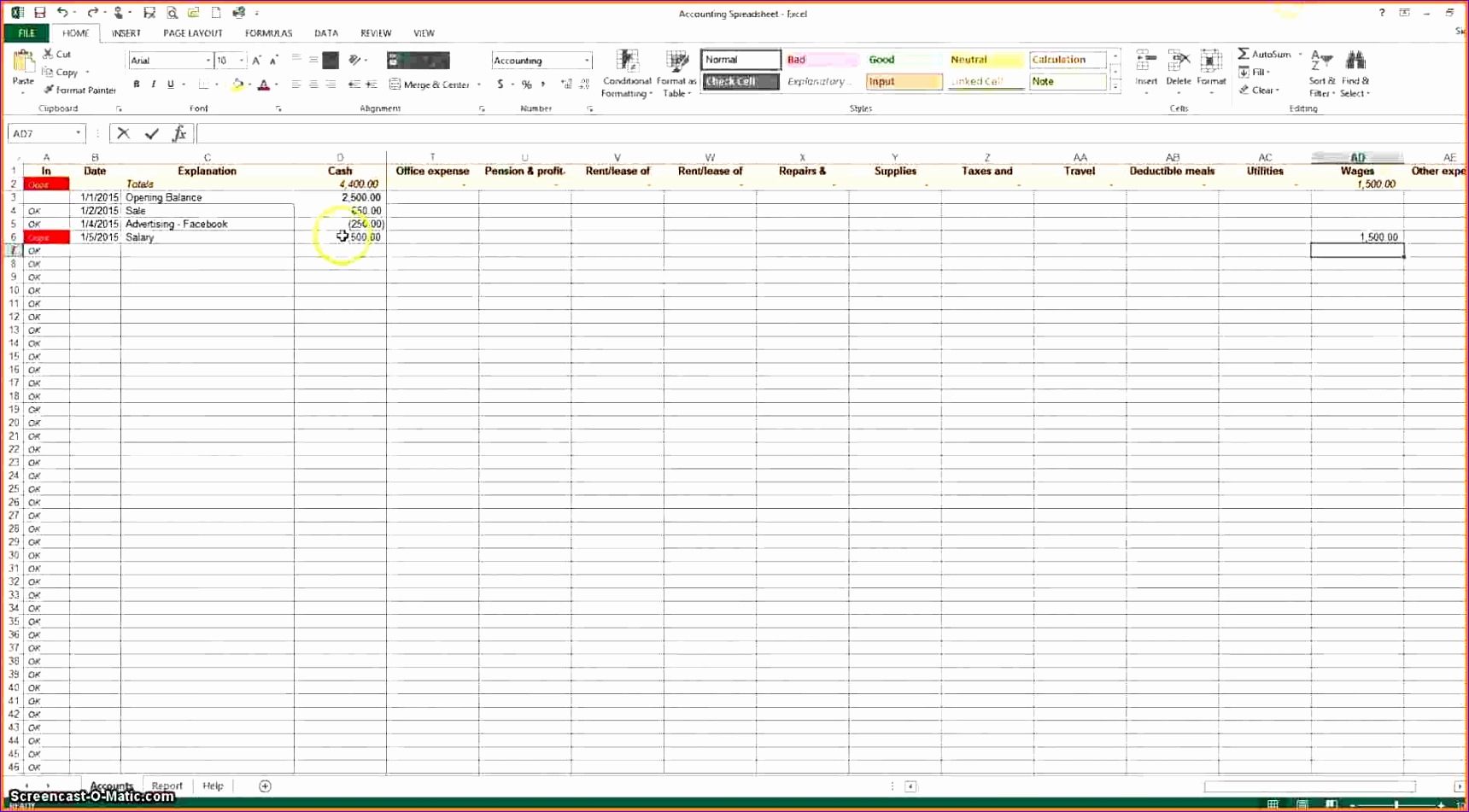 8 small business excel spreadsheet