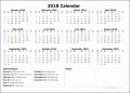 8 Yearly Calendar Excel Template