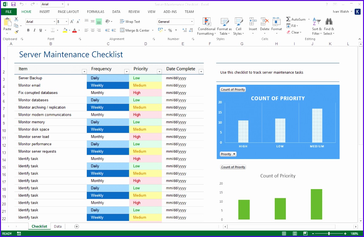 3 Free Maintenance Plan Excel templates 1183772