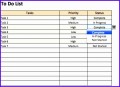 6  Excel to Do Templates