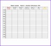10 Excel Weekly Calendar Template