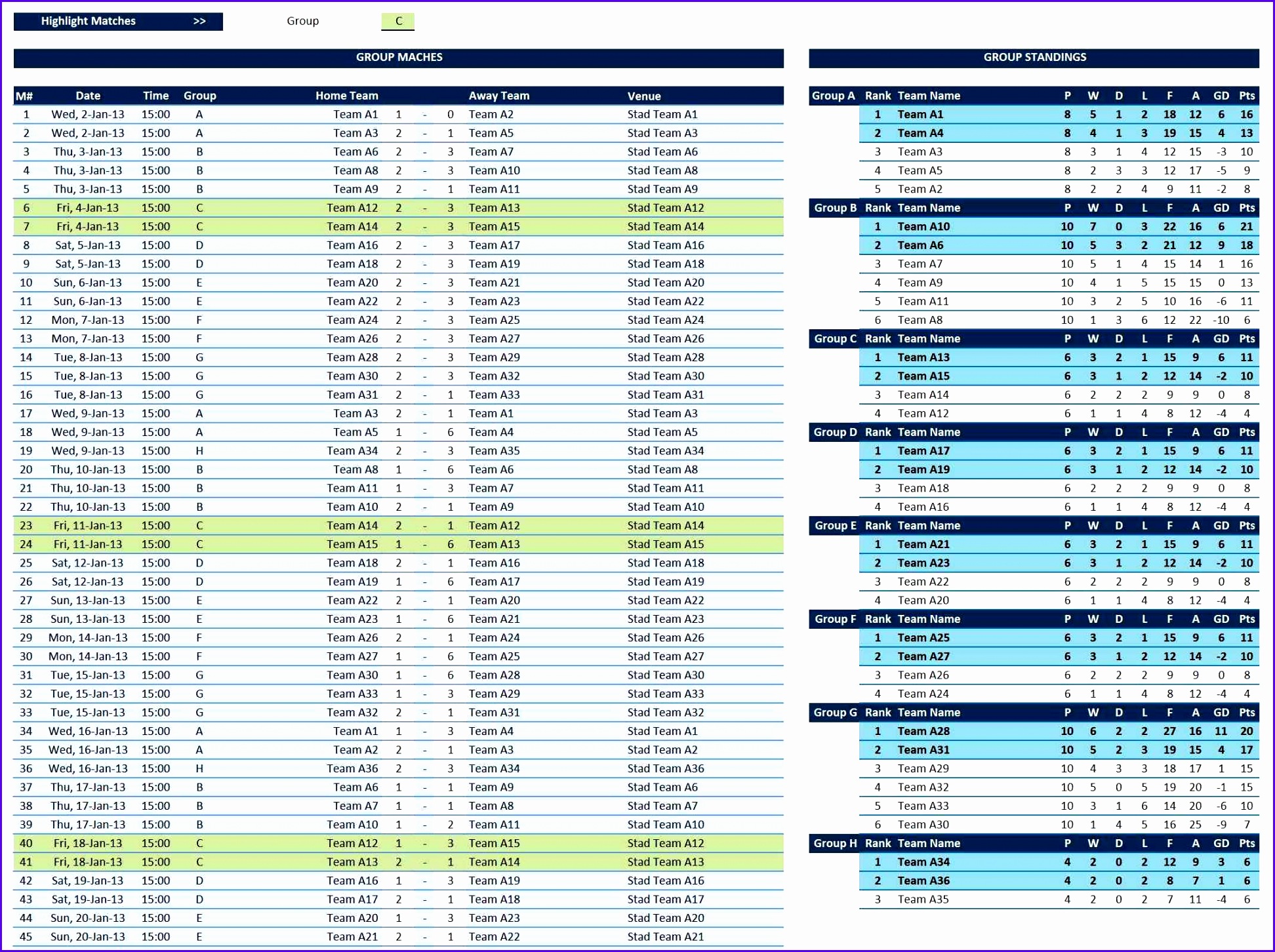5 Tournament Template Excel Excel Templates Excel Templates 5 Tournament Template Excel Excel Templates Excel Templates