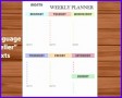 11 Weekly Planner Template Excel