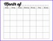 5  Blank Calendar Template Excel