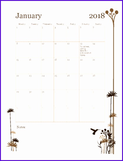 Calendars fice 713u3 2018 12 month calendar Mon Sun 420552