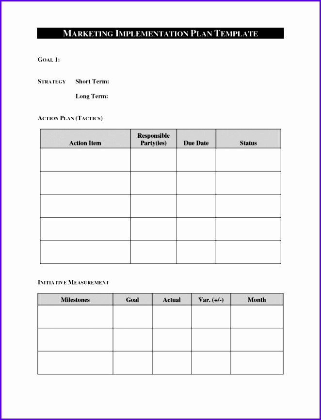 Template Implementation Plan Template 662866