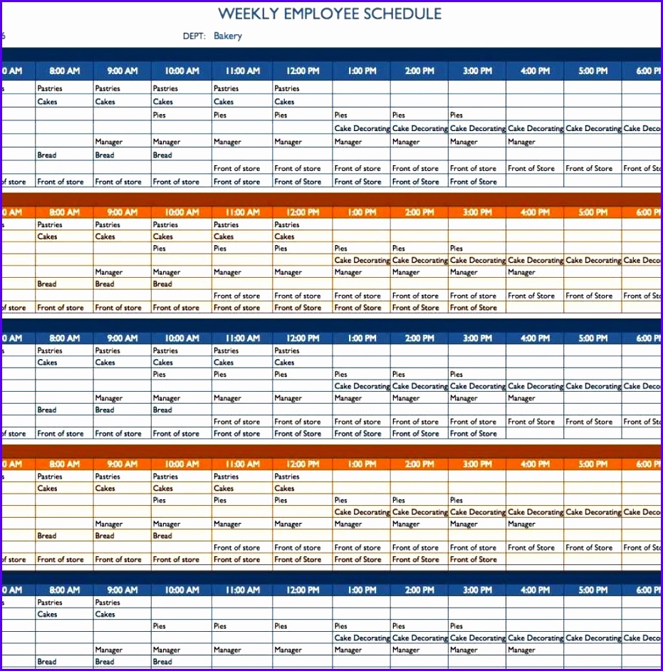 Free Weekly Schedule Templates For Excel – Smartsheet pertaining to Free Project Management Templates Excel 2007