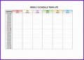 12 Free Schedule Template Excel