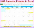 8 Monthly Calendar Template Excel 2018