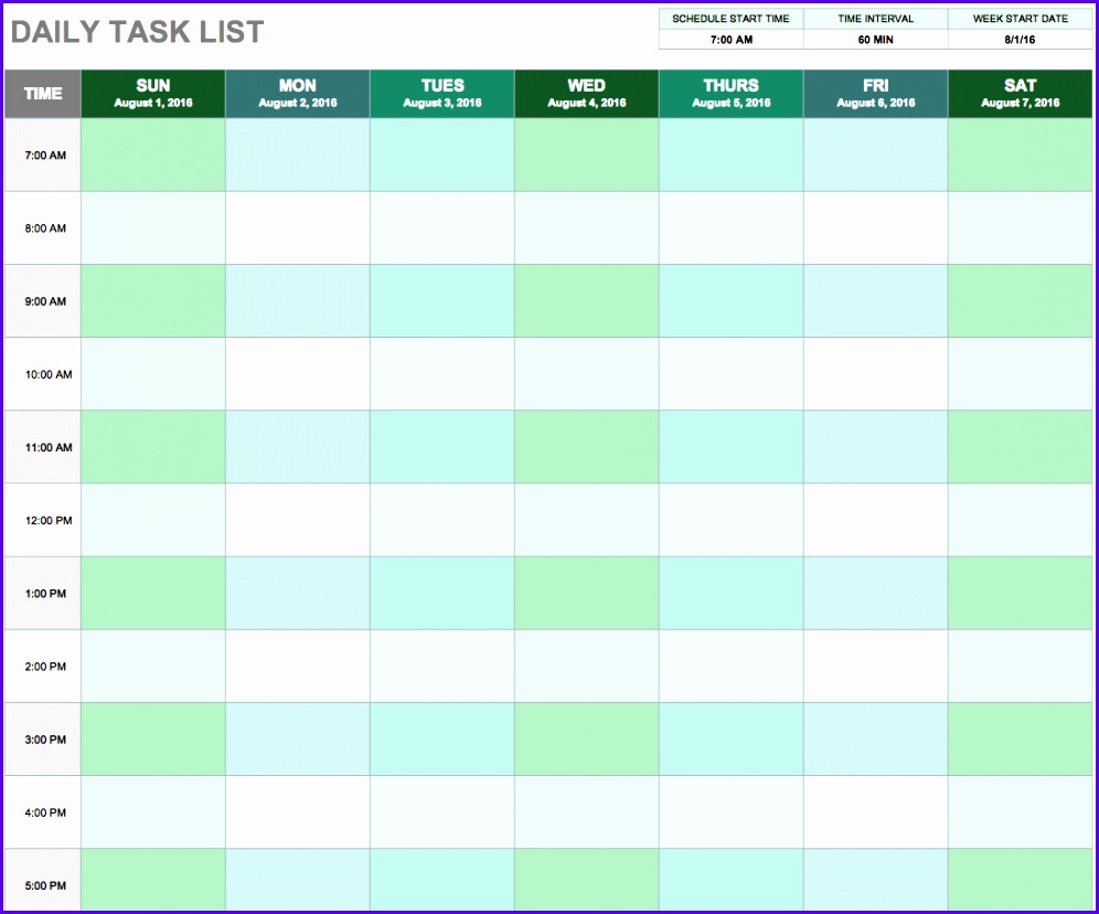 14 Task List Excel Template Excel Templates Excel Templates