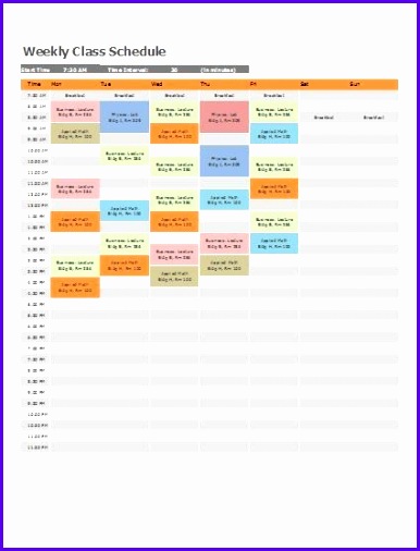 Class Schedule Excel Template 25 Melhores Ideias De Weekly Schedule Template Excel No Pinterest 386506