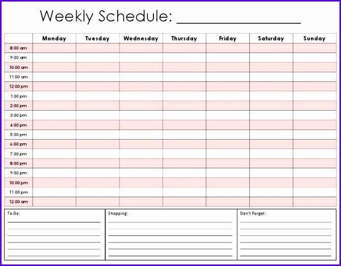 8 Best of Printable Hourly Calendar Template Free Printable Hourly Weekly Planner Templates Printable Daily Hourly Schedule Template and