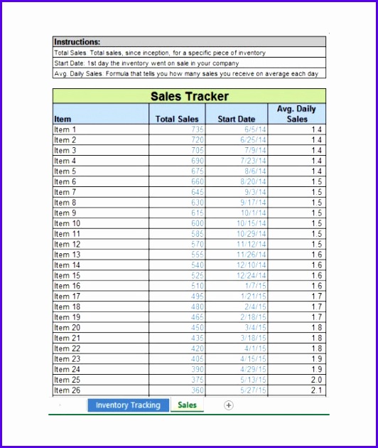 inventory tracking spreadsheet 532630