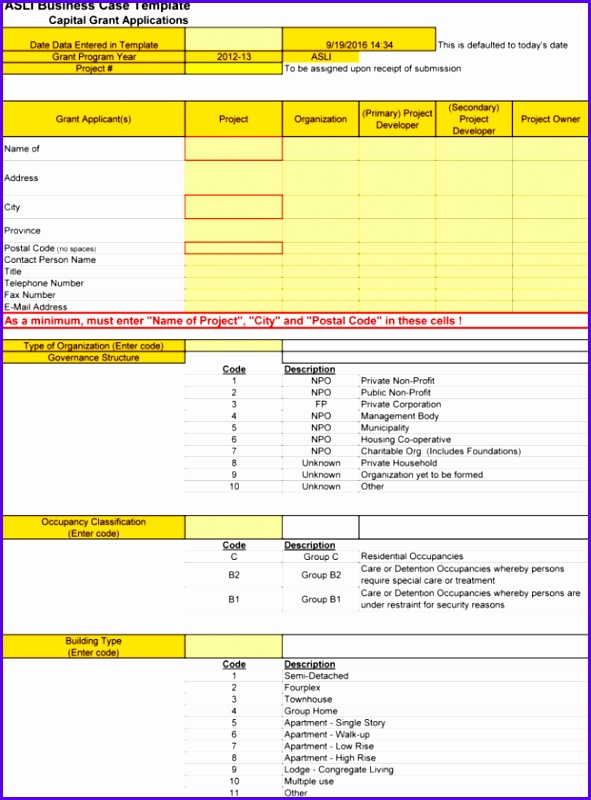 Business Case Template for Excel 591800