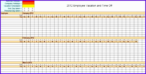 employee vacation tracker template 333 618313