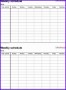 10 Excel Week Calendar Template