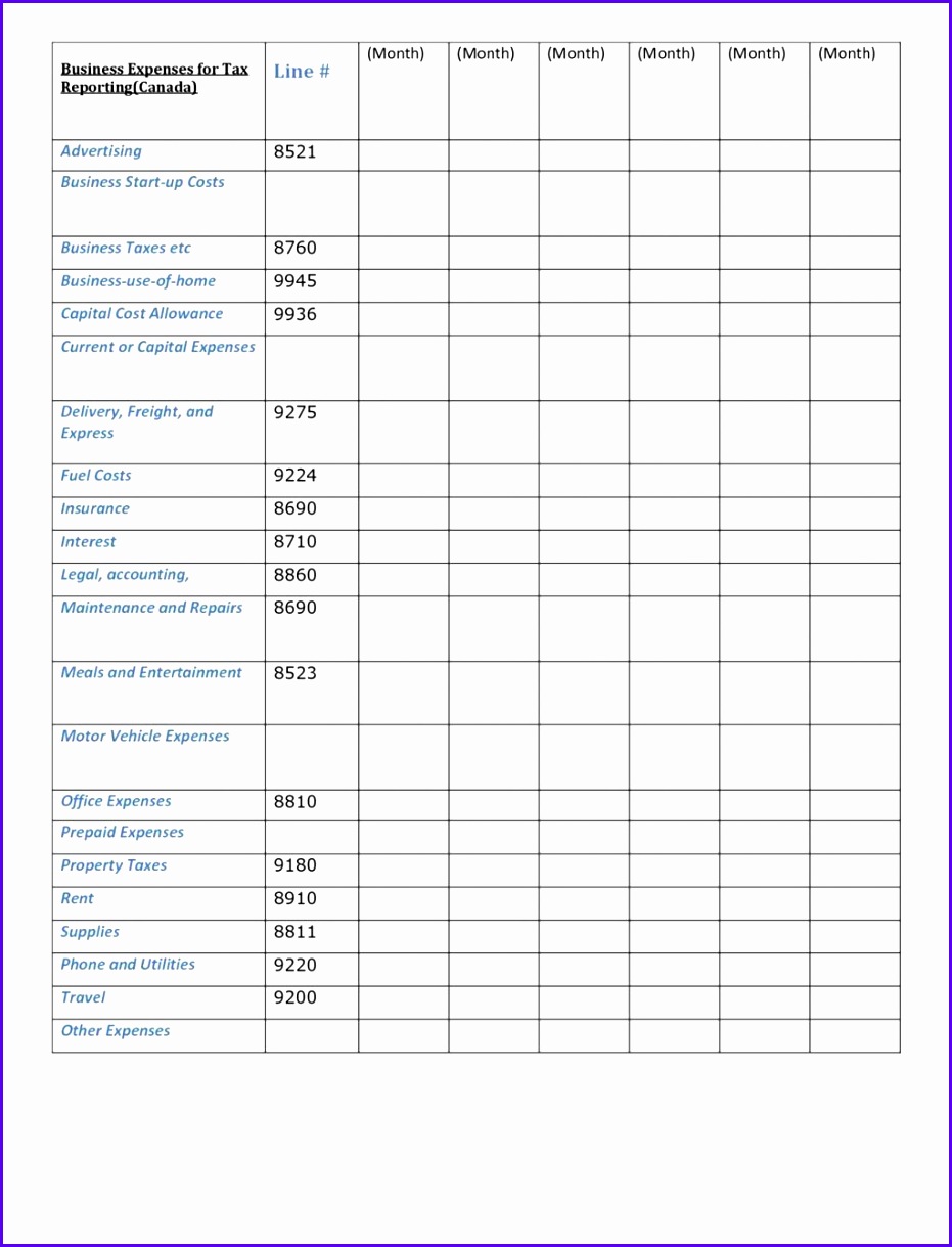 Business Expense Template Excel Free Exltemplates 9311219