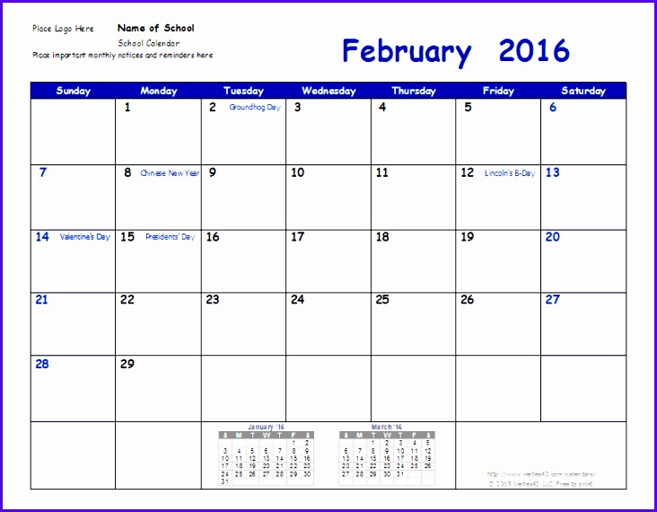 School Calendar 732570