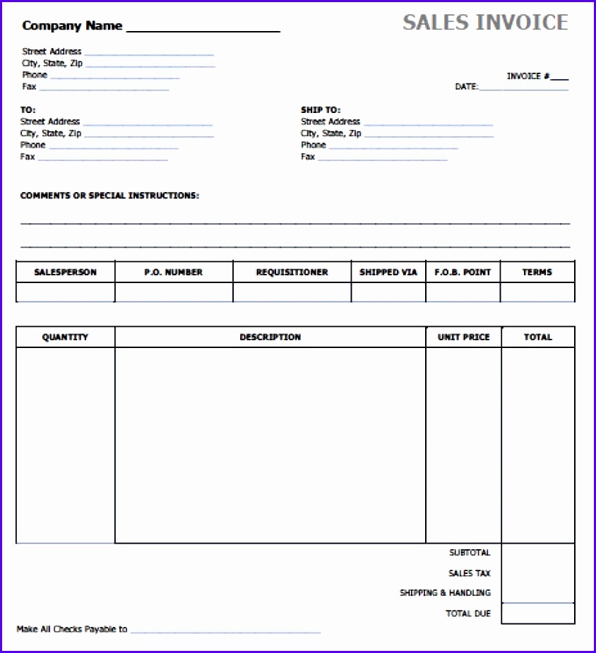 sales invoice templat adobe pdf microsoft word 844925