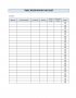 Restaurant Reservation Sheet