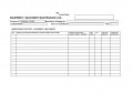 Equipment Maintenance Log Sheet