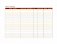 Medical Log Book Template