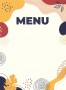 Blank Menu Template
