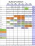 Kitchen Schedule Template