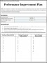 Performance Improvement Plan Template Word