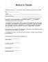 Notice To Vacate Letter To Tenant Template